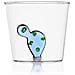 Bicchiere Tumbler Cactus Blu Dimensioni h8 x Ø 8,5 cm Capacità 35 cl - Desert Plants - Foto miniatura 1