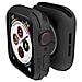 Compatibile Con Apple Osservare 6 Se 5 4 44 Millimetri Paraurti Caso Protettivo Durevole In Gomma Protezione Di Grado Militare In Tpu Flessibile Caduta Shock Proof Resist - 44 Millimetri Nero - Foto miniatura 1