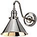 Applique Da Interno A 1 Luce Nichel Lucido, E27 - Foto miniatura 5