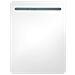 Armadietto Bagno con Specchio e LED Grigio 60x11x80 cm - Foto miniatura 4