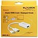 62496 HDMI-A, USB-A Displayport Bianco cavo di interfaccia e adattatore - Foto miniatura 1