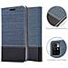 Custodia Compatibile Con Xiaomi Redmi 10 / Redmi Note 11 4g In Blu Scuro Nero - Coperchio Protettiva Con Chiusura Magnetica, Funzione Stand E Tasca Per Le Carte - Foto miniatura 6