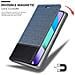 Custodia Compatibile Con Xiaomi Redmi 10 / Redmi Note 11 4g In Blu Scuro Nero - Coperchio Protettiva Con Chiusura Magnetica, Funzione Stand E Tasca Per Le Carte - Foto miniatura 7