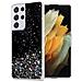 Custodia Compatibile Con Samsung Galaxy S21 Ultra In Nero Con Glitter - Coperchio Protettivo In Silicone Tpu Flessibile Con Glitter Scintillanti - Foto miniatura 1