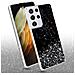 Custodia Compatibile Con Samsung Galaxy S21 Ultra In Nero Con Glitter - Coperchio Protettivo In Silicone Tpu Flessibile Con Glitter Scintillanti - Foto miniatura 3