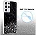Custodia Compatibile Con Samsung Galaxy S21 Ultra In Nero Con Glitter - Coperchio Protettivo In Silicone Tpu Flessibile Con Glitter Scintillanti - Foto miniatura 4