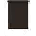 Tenda A Rullo Per Esterni 100x140 Cm Marrone Hdpe - Foto miniatura 1