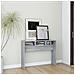 Tavolino Consolle Grigio Sonoma 105x30x80 Cm Legno Multistrato - Foto miniatura 1