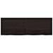 Ripiano Marrone Scuro 180x60x (2-6) cm Massello Rovere Trattato - Foto miniatura 9