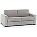 Divano Letto Alexis, Divano A 2 Posti Large, 100% Made In Italy, Sofà Soggiorno Con Apertura Girevole, In Tessuto Imbottito, Con Braccioli Standard, Cm 200x95h90, Grigio - Foto miniatura 2