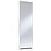 Scarpiera Ciclamino, Mobile Multiuso Da Ingresso Con Anta A Specchio, Armadio Moderno Portascarpe A 5 Ripiani, 100% Made In Italy, 50x18h178 Cm, Bianco - Foto miniatura 2