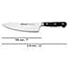 Coltello Santoku A Dondolo Della Serie Opera Lama Lunga 18 Cm In Acciaio Inossidabile Forgiato Nitrum® E Manico In : Poliossimetilene (pom) - Foto miniatura 1
