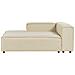 Chaise Longue Aprica Lino Sintetico Beige - Foto miniatura 3