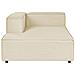 Chaise Longue Aprica Lino Sintetico Beige - Foto miniatura 4