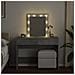 Toeletta Con Led Grigio Cemento 100x40x130 Cm - Foto miniatura 3