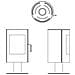 Stufa A Legna Con Supporto 8,2 Kw - Foto miniatura 3