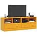 Mobili Tv 2 Pz Giallo Senape 67x39x44 Cm In Acciaio - Foto miniatura 3