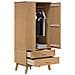 Armadio OLDEN Marrone 76,5x53x172 cm in Legno Massello di Pino - Foto miniatura 5