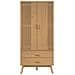 Armadio OLDEN Marrone 76,5x53x172 cm in Legno Massello di Pino - Foto miniatura 7
