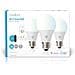 Confezione Da 3 Lampadine A Forma Di Candela In Plastica Led Wi-fi 9w 806lm E27, Bianco - Foto miniatura 2