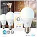Confezione Da 3 Lampadine A Forma Di Candela In Plastica Led Wi-fi 9w 806lm E27, Bianco - Foto miniatura 5