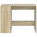 Lusso Casadino -  Scrivania Rovere Sonoma 102x50x75 Cm In Legno Multistrato - Foto miniatura 3