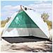 Tenda da Spiaggia Verde Rilascio Rapido Impermeabile - Foto miniatura 1