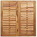Set Pranzo Giardino  3 Pezzi Legno Massello Acacia, Tavolo Pranzo Esterno  90x90x74.5 cm Legno Massello Acacia - Foto miniatura 8