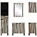 Set di mobili per il bagno 5 pcs Marrone noce 38 x 33 x 160 cm - Foto miniatura 8