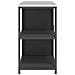 Set di Stoccaggio per Cucina 2 pcs Nero 150 x 50 x 92 cm - Foto miniatura 9