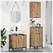 Set di mobili per il bagno Plaid 3 pcs rovere artigianale - Foto miniatura 2