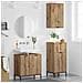 Set di mobili per il bagno Plaid 3 pcs rovere artigianale - Foto miniatura 4