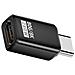 Adattatore Usb-c Femmina A Maschio 240w 80gbps - Connettore Dritto (confezione Da 2) Black - Foto miniatura 2