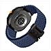 Cinturino Elastico Intrecciato In Nylon Da 40/44 Mm Con Fibbia A Paracadute Compatibile Con Samsung Galaxy Watch 8 Classic Blue - Foto miniatura 3