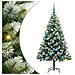 Albero di Natale artificiale a cerniera con neve fioccata - Foto miniatura 1