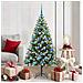 Albero di Natale artificiale a cerniera con neve fioccata - Foto miniatura 2
