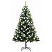Albero di Natale artificiale a cerniera con neve fioccata - Foto miniatura 5