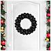 Corone di Palline di Natale 2 pcs Nero 33 x 33 x 7 cm - Foto miniatura 3