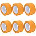 Nastri Adesivi per Pittori 6 pcs Giallo 50mm x 50m Carta - Foto miniatura 1