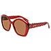 Lnv628s Occhiali Da Sole Geometrici In Acetato Da Donna - Foto miniatura 3