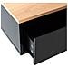 Comodino Sospeso Desi 1 Cassetti Colore Nero /rovere - Foto miniatura 6