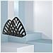 Portatovaglioli A Forma Di Foglia In Acciaio Inossidabile - Elegante Decorazione Da Tavola Black - Foto miniatura 3