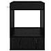 Tavolino 2 pcs Rovere Nero 40 x 40 x 56 cm Legno multistrato - Foto miniatura 6