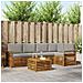 Set divani con cuscino 6 pcs Grigio Naturale e Chiaro - Foto miniatura 2