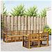 Set divani 8 pcs Naturale Legno di Acacia Massello - Foto miniatura 2