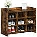 Mobile per scarpe Rovere Fumo 85 x 39,5 x 70 cm - Foto miniatura 2