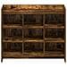 Mobile per scarpe Rovere Fumo 85 x 39,5 x 70 cm - Foto miniatura 3