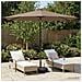 Parasol da Giardino con Luci LED 300 x 300 cm Poliestere - Foto miniatura 5
