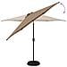 Parasol da Giardino con Luci LED 300 x 300 cm Poliestere - Foto miniatura 6