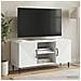 Mobile TV Bianco 102 x 34,5 x 50 cm Legno ingegnerizzato - Foto miniatura 2